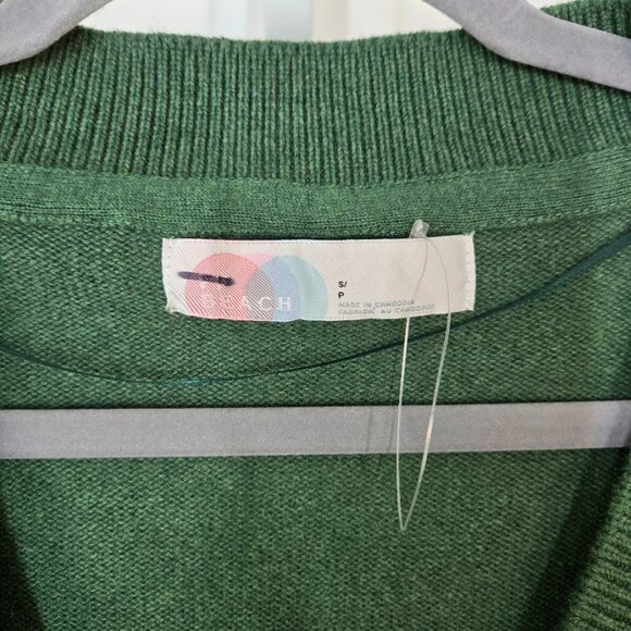 FREE PEOPLE WOMEN'S solar cardigan sweater set green Size Small NEW - Picture 9 of 13